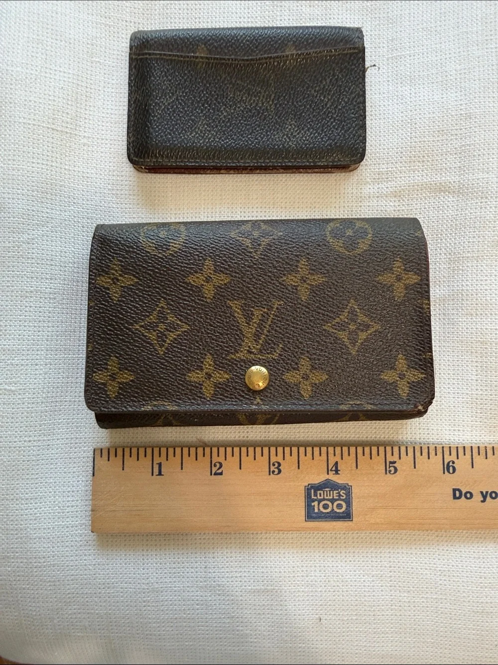 AUTHENTIC Louis Vuitton Monogram Canvas Tote BUNDLED with 2 wallets!